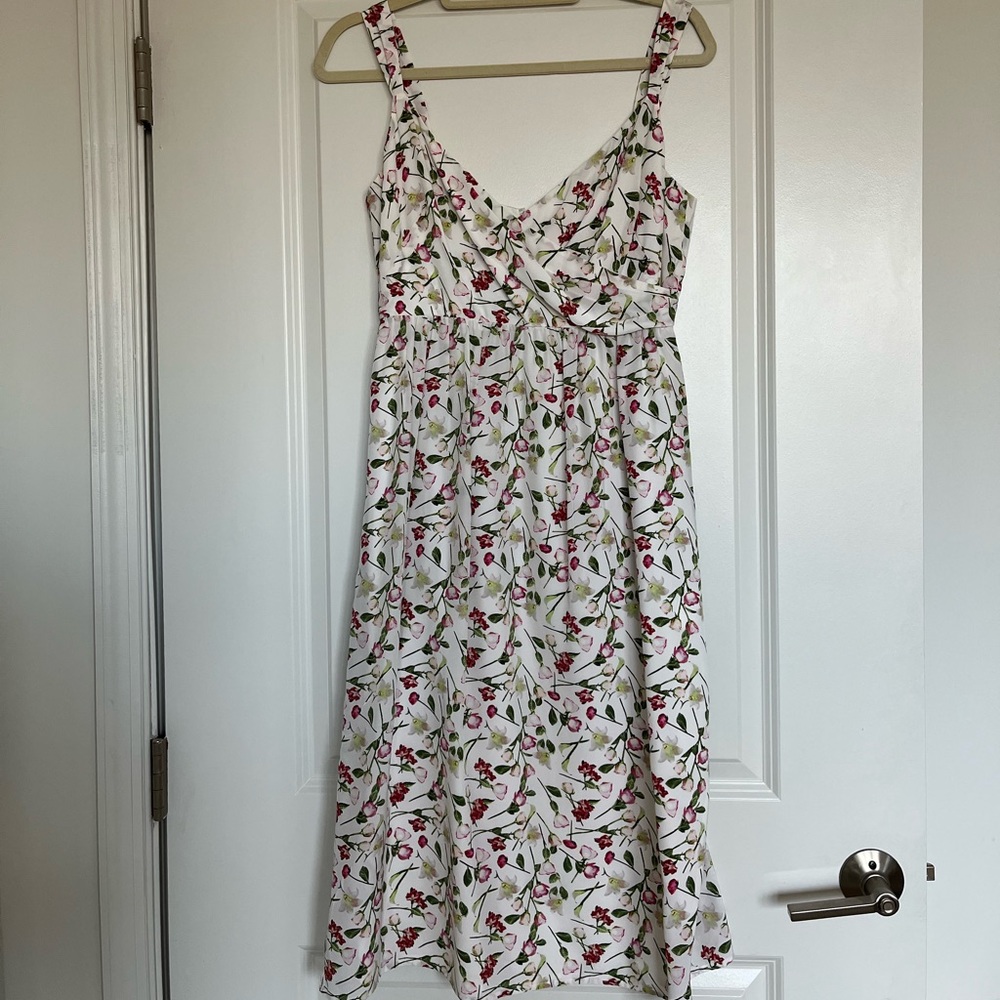 Club Monaco Silk Floral Dress